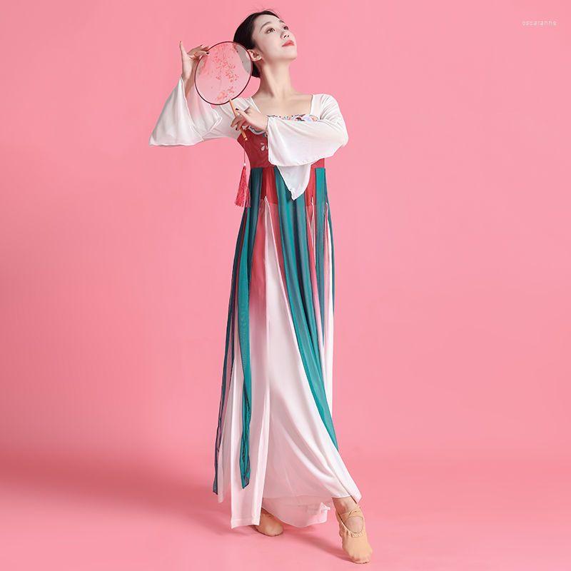 Stage Wear 2022 Classical Dance Performance Dress Female Chinese Style Ancient Adult Training Modern Hanfu Set G769, Color1 one set
Stage Wear 2022 Classical Dance Performance Dress Female Chinese Style Ancient Adult Training Modern Hanfu Set G769, Color1 one set