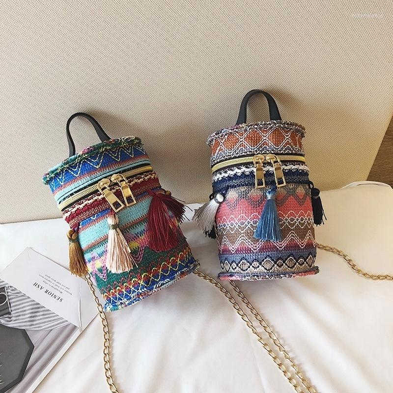 Evening Bags Bohemian Tassel Drum Bag Fashion Chain Shoulder Messenger Handbag For Women, Blue
Evening Bags Bohemian Tassel Drum Bag Fashion Chain Shoulder Messenger Handbag For Women, Blue