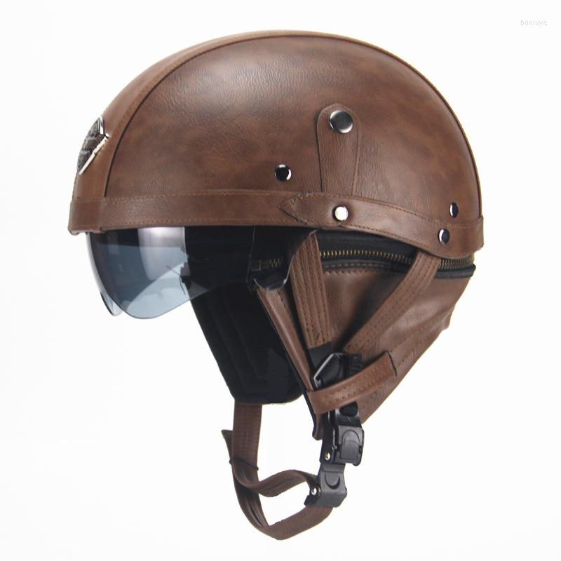 Motorcycle Helmets 3/4 Open Face Helmet Electric Vehicle Personality Retro Style With Visor, Army green
Motorcycle Helmets 3/4 Open Face Helmet Electric Vehicle Personality Retro Style With Visor, Army green