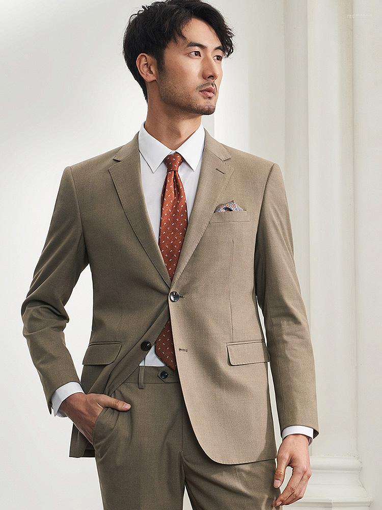 Men's Suits Men's & Blazers For Men Brown Fashion Slim Fit Single Breasted Blazer Pant Set Casual Wedding Groom Wear Clothing 2022
Men's Suits Men's & Blazers For Men Brown Fashion Slim Fit Single Breasted Blazer Pant Set Casual Wedding Groom Wear Clothing 2022