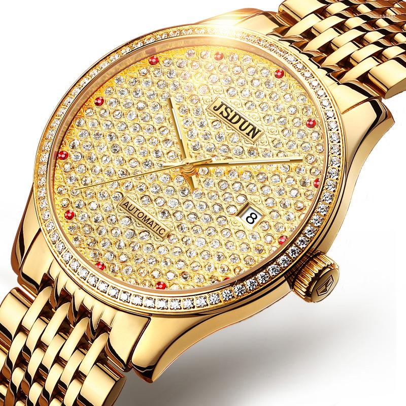 Wristwatches Men Mechanical Top Mens Watches MIYOTA Movement Waterproof Stainless Steel Sapphire Automatic Watch, Gold
Wristwatches Men Mechanical Top Mens Watches MIYOTA Movement Waterproof Stainless Steel Sapphire Automatic Watch, Gold