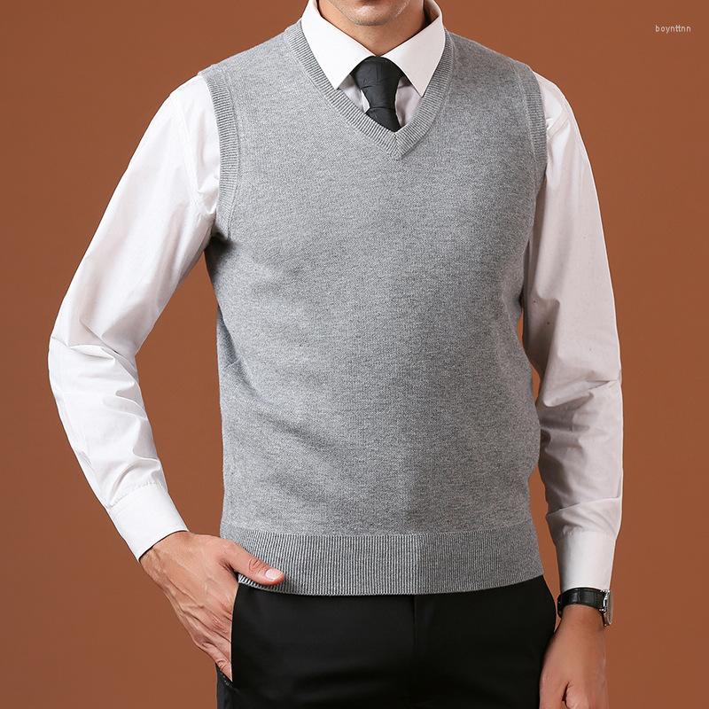 Men's Vests 2022 Mens Sweater Vest Autumn Knit High Quality Men's Sleeveless Solid V-Neck Wool Pullovers Men Clothes, Black
Men's Vests 2022 Mens Sweater Vest Autumn Knit High Quality Men's Sleeveless Solid V-Neck Wool Pullovers Men Clothes, Black