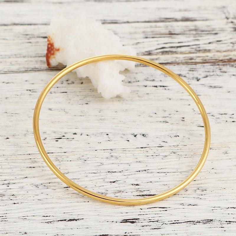 Bangle Fashion Gold Color Round Bracelets For Women Bracelet On Hand Wrist Stainless Stee Jewelry Accessory Gift 1 Piece
Bangle Fashion Gold Color Round Bracelets For Women Bracelet On Hand Wrist Stainless Stee Jewelry Accessory Gift 1 Piece