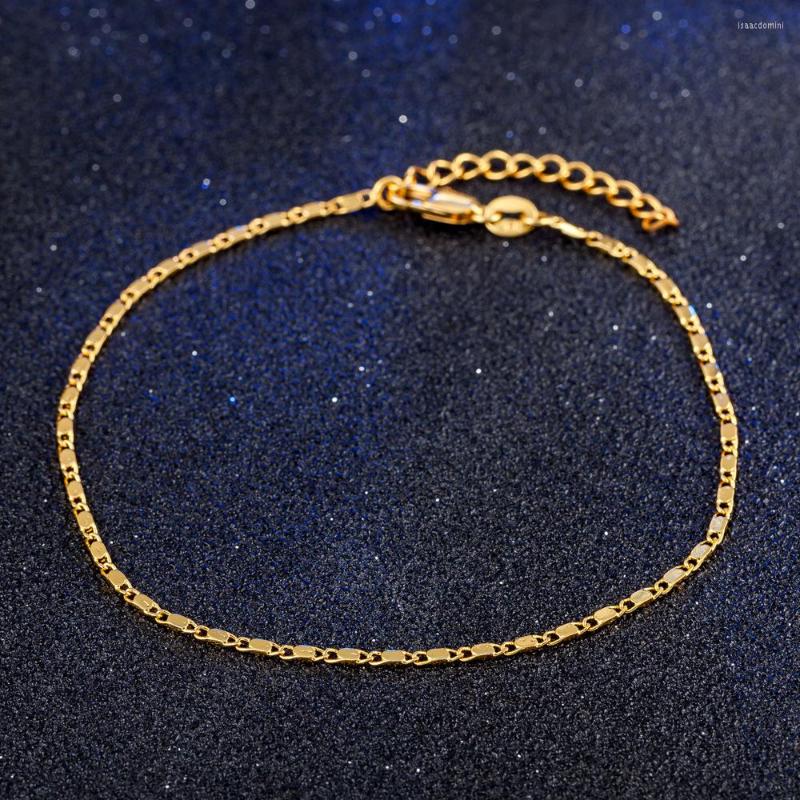 Anklets Simple Silvery/Gold Color Smooth Chain Women Anklet Bracelet Classic Ankle Jewelry Wholesale
Anklets Simple Silvery/Gold Color Smooth Chain Women Anklet Bracelet Classic Ankle Jewelry Wholesale