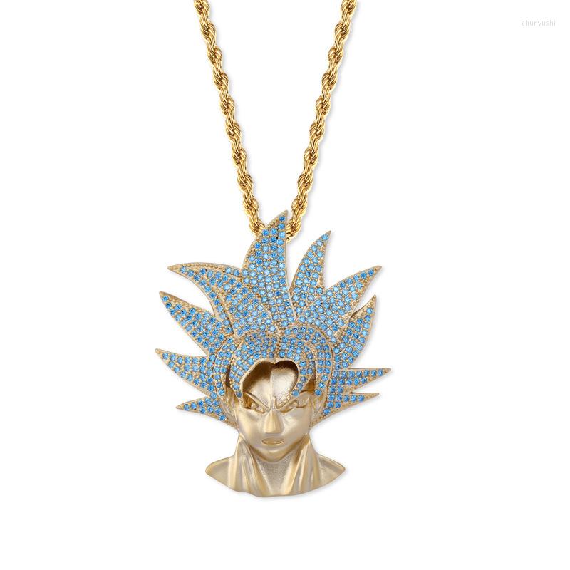 Pendant Necklaces Blue Monkey King Cartoon Necklace Hip Hop Jewelry 18k Gold Plated Zirconia Iced Out Chain For Men Charm Gifts
Pendant Necklaces Blue Monkey King Cartoon Necklace Hip Hop Jewelry 18k Gold Plated Zirconia Iced Out Chain For Men Charm Gifts