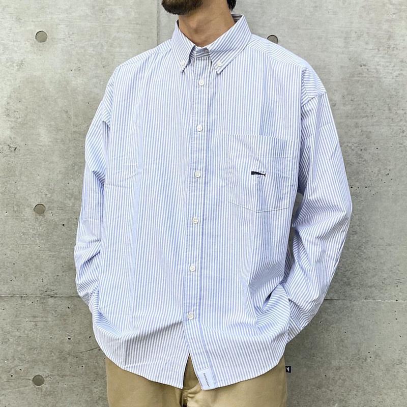Men' Casual Shirts DESCENDANT Little Whale Stripe Men' And Women' Long Sleeved Shirt 22AW, Blue
Men' Casual Shirts DESCENDANT Little Whale Stripe Men' And Women' Long Sleeved Shirt 22AW, Blue
