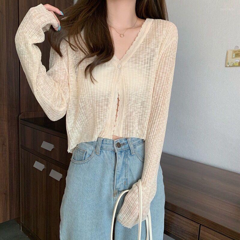 Women' Knits Knit Cardigan Thin Section Women Summer V-neck Ice Silk Loose Outer Sun Protection Jacket Short Top Long Sleeves, Pink
Women' Knits Knit Cardigan Thin Section Women Summer V-neck Ice Silk Loose Outer Sun Protection Jacket Short Top Long Sleeves, Pink