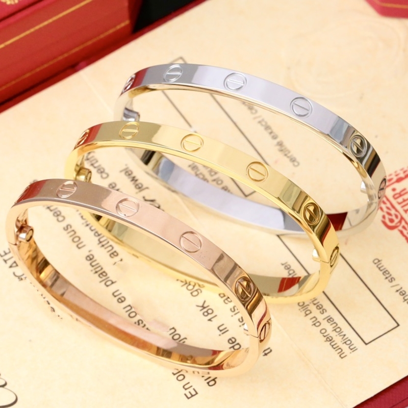 Love Bracelets Screw Bracelet Designer Bracelets Luxury Jewelry Women Bangle Fashion gold torque bangle Titanium Steel Alloy Gold-Plated Never Fade Not Allergic
Love Bracelets Screw Bracelet Designer Bracelets Luxury Jewelry Women Bangle Fashion gold torque bangle Titanium Steel Alloy Gold-Plated Never Fade Not Allergic