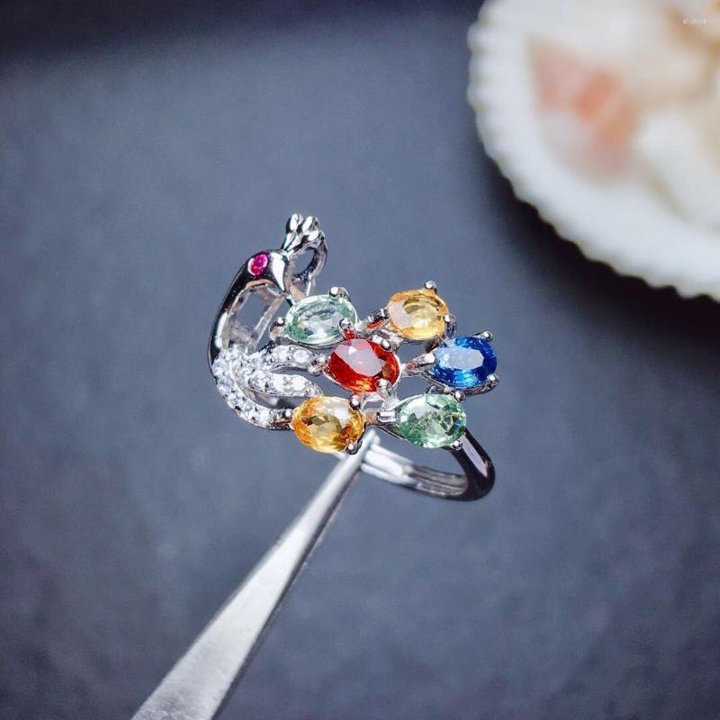 Wedding Rings Dainty Zircon Stone Open For Women Cute Female Rainbow Crystal Peacock Ring Vintage Silver Color Engagement
Wedding Rings Dainty Zircon Stone Open For Women Cute Female Rainbow Crystal Peacock Ring Vintage Silver Color Engagement