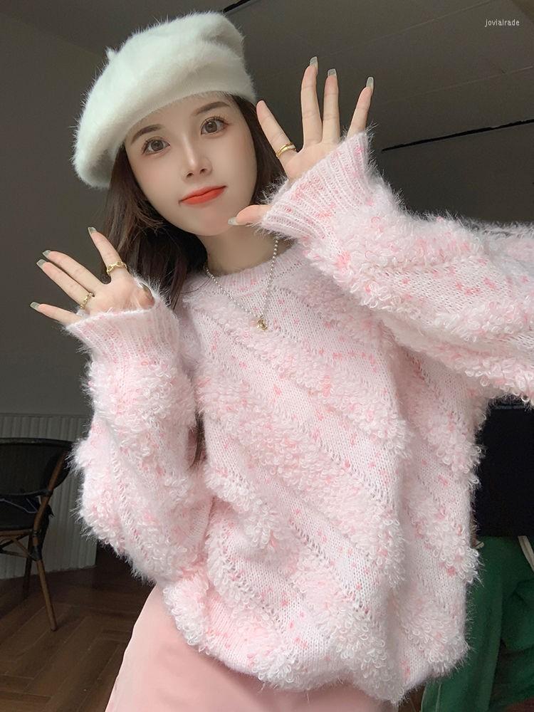 Women's Sweaters All-match Bottoming Sweater Autumn And Winter Knitted Fleece Women's Korean Style Pullover Loose Lazy, Blue
Women's Sweaters All-match Bottoming Sweater Autumn And Winter Knitted Fleece Women's Korean Style Pullover Loose Lazy, Blue