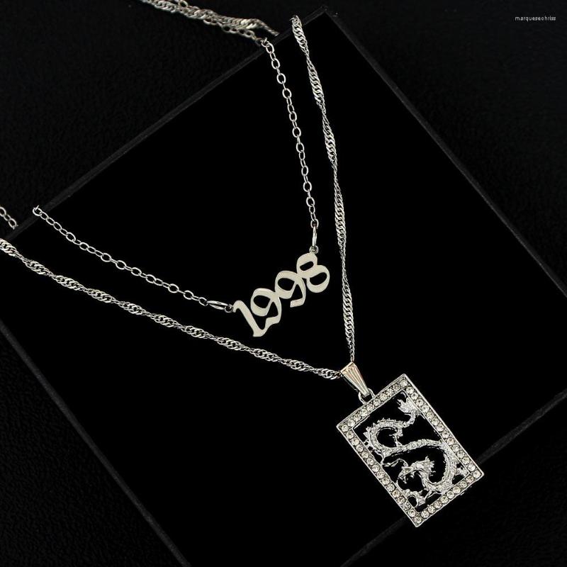 Chains Flatfoosie Simple Crystal Square Dragon Years Pendants Necklaces For Women Twisted Chain Choker Necklace Punk Hip Hop Jewelry
Chains Flatfoosie Simple Crystal Square Dragon Years Pendants Necklaces For Women Twisted Chain Choker Necklace Punk Hip Hop Jewelry