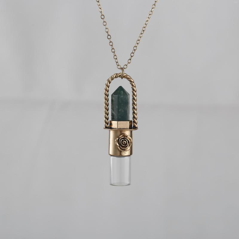 Chains Perfume Bottle Pendant Necklace Essential Oil Keep Openable Small Necklaces