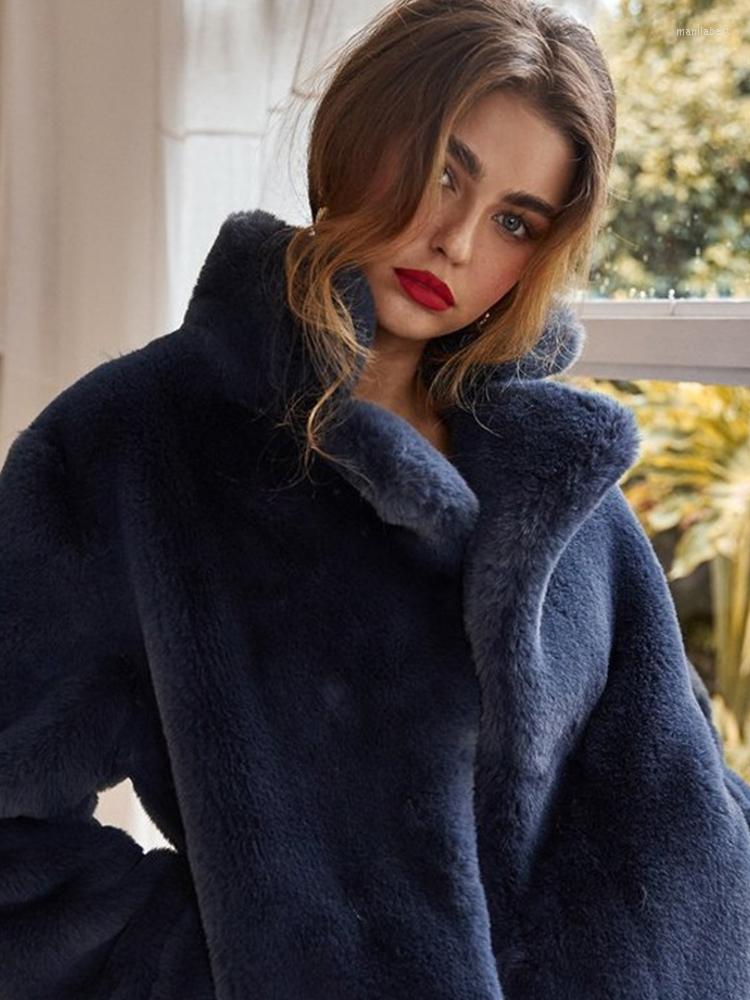 Women' Fur FMFSSOM Winter Women Faux Coat Fashion Casual Thick Warm Long Sleeve Solid V-Neck Patchwork, Blue
Women' Fur FMFSSOM Winter Women Faux Coat Fashion Casual Thick Warm Long Sleeve Solid V-Neck Patchwork, Blue