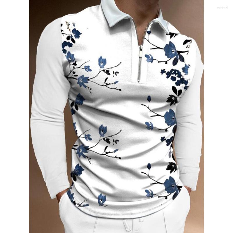 Men' Polos Racing Stripe Floral 3D All Over Printed Zipper Polo Shirt Summer Streetwear Casual Sports Full Sleeve Vacation Men Clothing, V2
Men' Polos Racing Stripe Floral 3D All Over Printed Zipper Polo Shirt Summer Streetwear Casual Sports Full Sleeve Vacation Men Clothing, V2