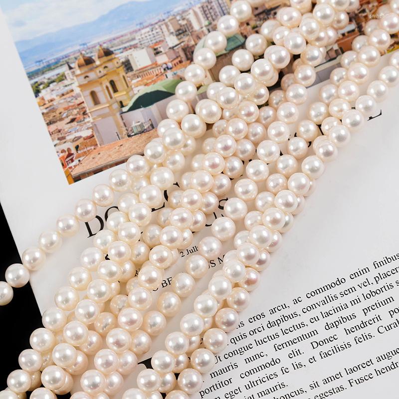 Chains Freshwater Pearl Necklaces Round Shape With Size 8-9mm Perfect Luster Beads For DIY Fine Jewelry Loose Strands
Chains Freshwater Pearl Necklaces Round Shape With Size 8-9mm Perfect Luster Beads For DIY Fine Jewelry Loose Strands