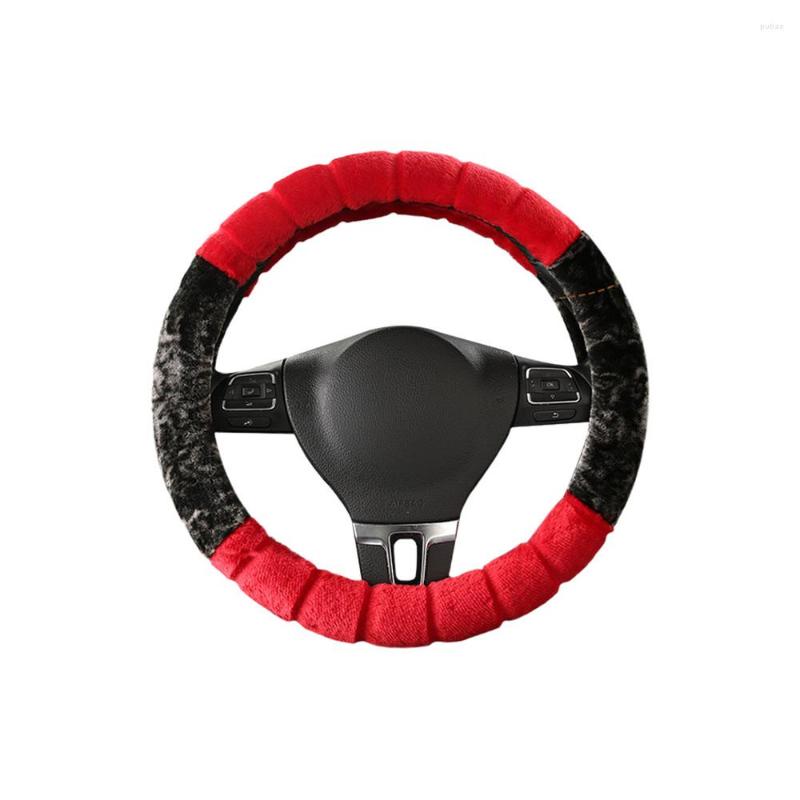 Steering Wheel Covers 1Pc Plush Cover Delicate Color Stitching Universal Anti-slip Automobile For W
Steering Wheel Covers 1Pc Plush Cover Delicate Color Stitching Universal Anti-slip Automobile For W