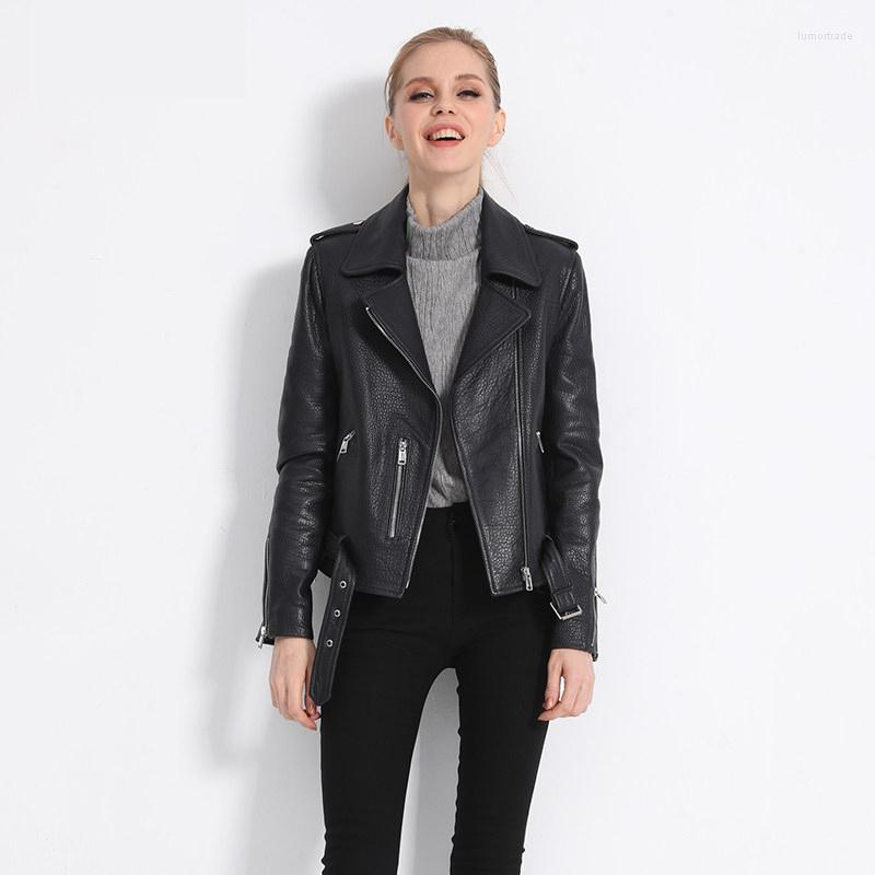 Women' Leather Fxfurs Spring And Autumn 2022 Haining Real Jacket Female Sheep Slim Motorcycle Soft, Black
Women' Leather Fxfurs Spring And Autumn 2022 Haining Real Jacket Female Sheep Slim Motorcycle Soft, Black