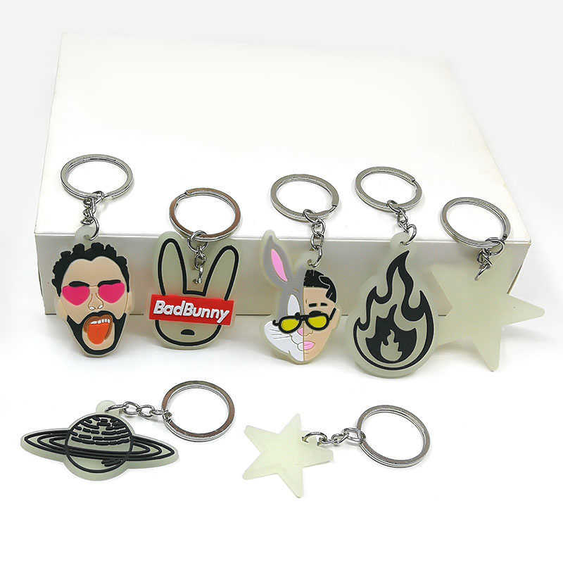 Fashion keychainsKeychains Lanyards 1PCS PVC fluorescent Chain cute rabbit star Ring fashion Holder fit men women kids party favor pendants trinkets
Fashion keychainsKeychains Lanyards 1PCS PVC fluorescent Chain cute rabbit star Ring fashion Holder fit men women kids party favor pendants trinkets