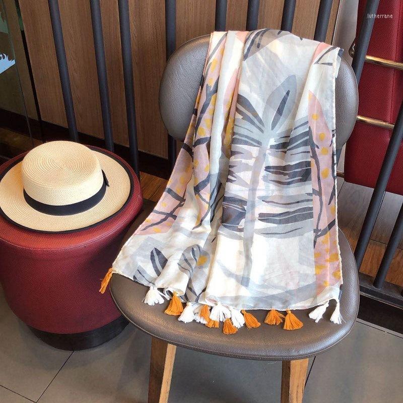Scarves Ladies Fashion Retro Leaves Floral Tassel Viscose Shawl Scarf Women High Quality Pashmina Wraps And Hijabs Muslim Sjaal 180 90Cm
Scarves Ladies Fashion Retro Leaves Floral Tassel Viscose Shawl Scarf Women High Quality Pashmina Wraps And Hijabs Muslim Sjaal 180 90Cm