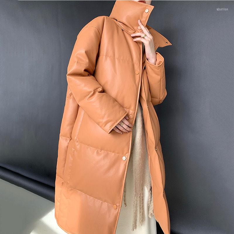 Women' Down 2022 Long Overcoat Lady Fashion White Duck Thick Warm Sheepskin Coat Women Winter Temperament Leather Jacket Elegant Slim, Black
Women' Down 2022 Long Overcoat Lady Fashion White Duck Thick Warm Sheepskin Coat Women Winter Temperament Leather Jacket Elegant Slim, Black