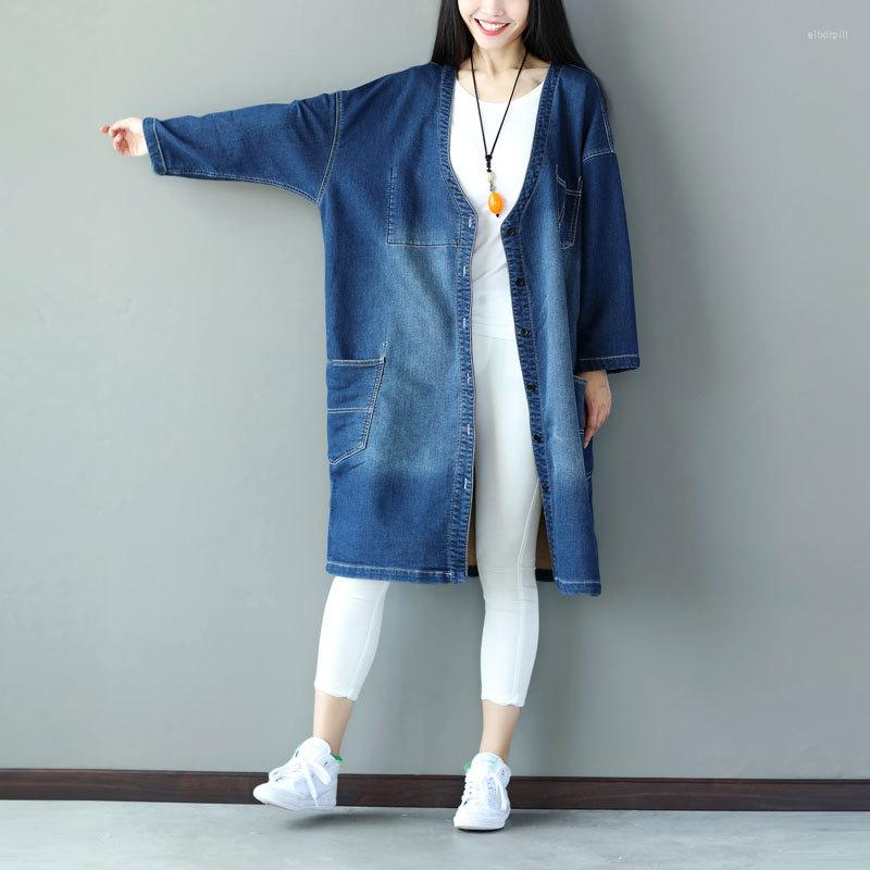 Women's Jackets Women Loose Denim Ladies Vintage Bleached Coat Outerwear Female 2022, Blue
Women's Jackets Women Loose Denim Ladies Vintage Bleached Coat Outerwear Female 2022, Blue