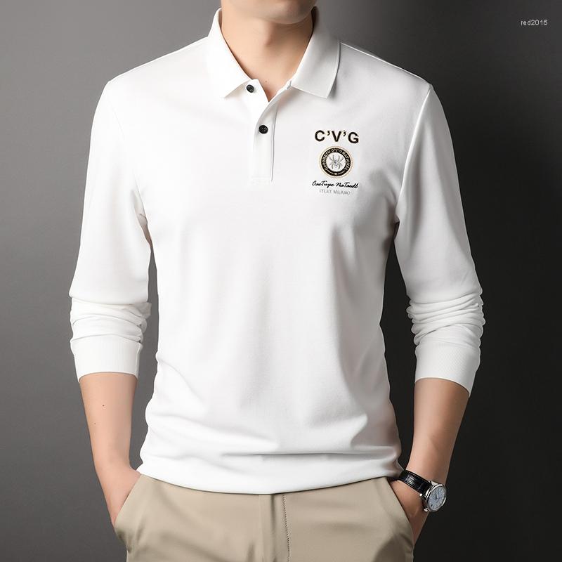 Men's Polos High End Fashion Embroidery Long Sleeve Polo Shirt Men's Lapel Mercerized Cotton Autumn Business T-shirt Casual Wear, Gray
Men's Polos High End Fashion Embroidery Long Sleeve Polo Shirt Men's Lapel Mercerized Cotton Autumn Business T-shirt Casual Wear, Gray