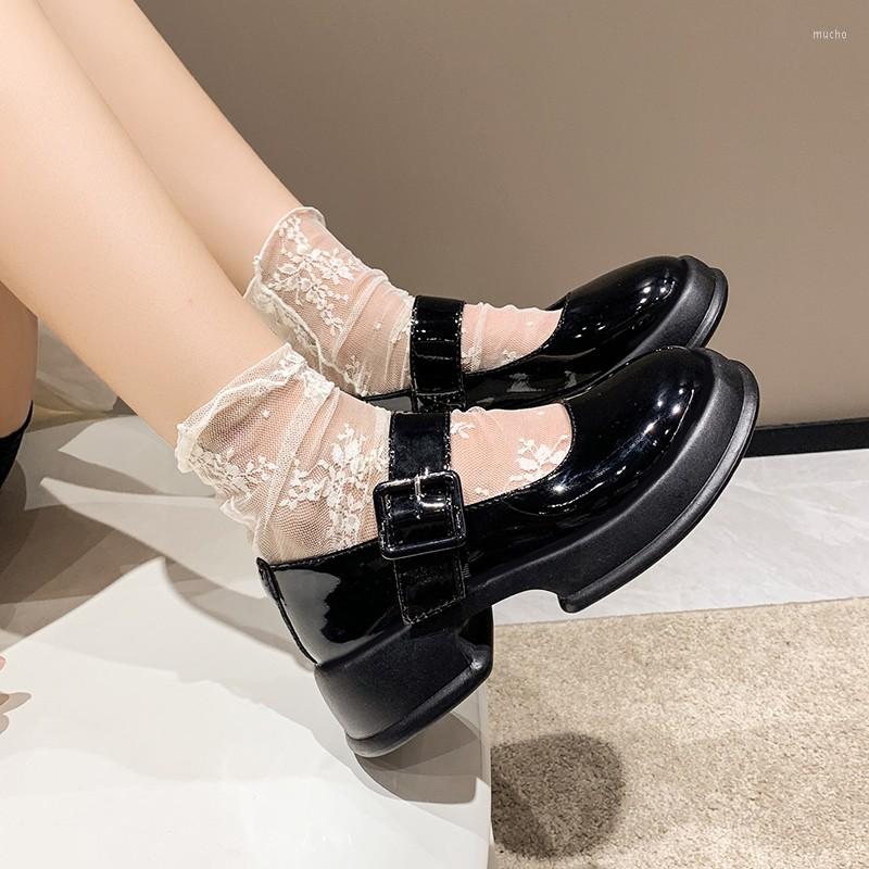 Dress Shoes Women's 2022 Fashion All-match Solid Color Buckle Single Women Round Head Mary Jane, Creamy-white
Dress Shoes Women's 2022 Fashion All-match Solid Color Buckle Single Women Round Head Mary Jane, Creamy-white