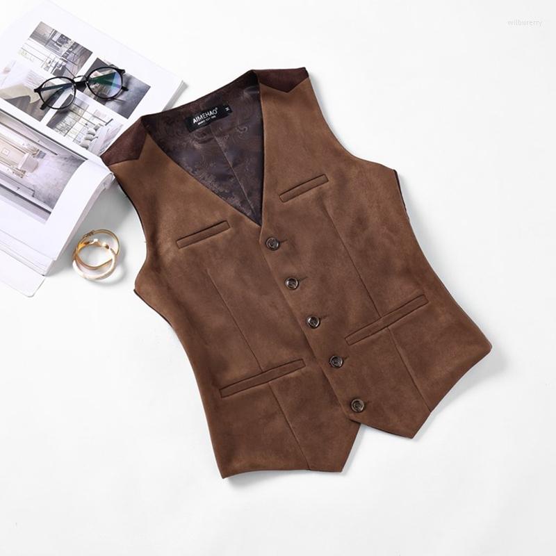 Men' Vests Suede Stitching Slim Fit Men' Vest Tide Trend Spring Autumn And Winter Casual Sleeveless, Black
Men' Vests Suede Stitching Slim Fit Men' Vest Tide Trend Spring Autumn And Winter Casual Sleeveless, Black