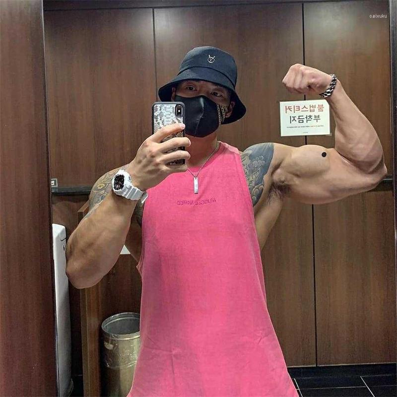 Men's Tank Tops Summer Casual Sports Men Vest 2022 Sportswear Fashion Jogger Fitness Cotton Printed Gyms Running Clothing, Pink
Men's Tank Tops Summer Casual Sports Men Vest 2022 Sportswear Fashion Jogger Fitness Cotton Printed Gyms Running Clothing, Pink