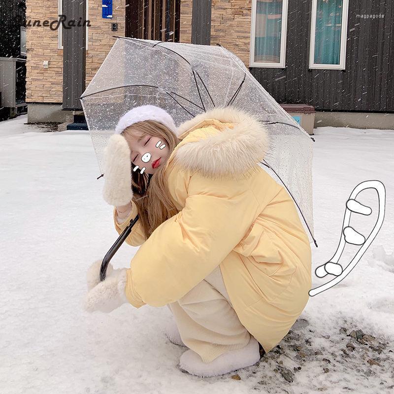 Women's Trench Coats JuneRain Parkas Winter Jacket Women Clothes Cute Warm Coat Female Women's Cotton Thick Yellow Blue Fur Collar
Women's Trench Coats JuneRain Parkas Winter Jacket Women Clothes Cute Warm Coat Female Women's Cotton Thick Yellow Blue Fur Collar