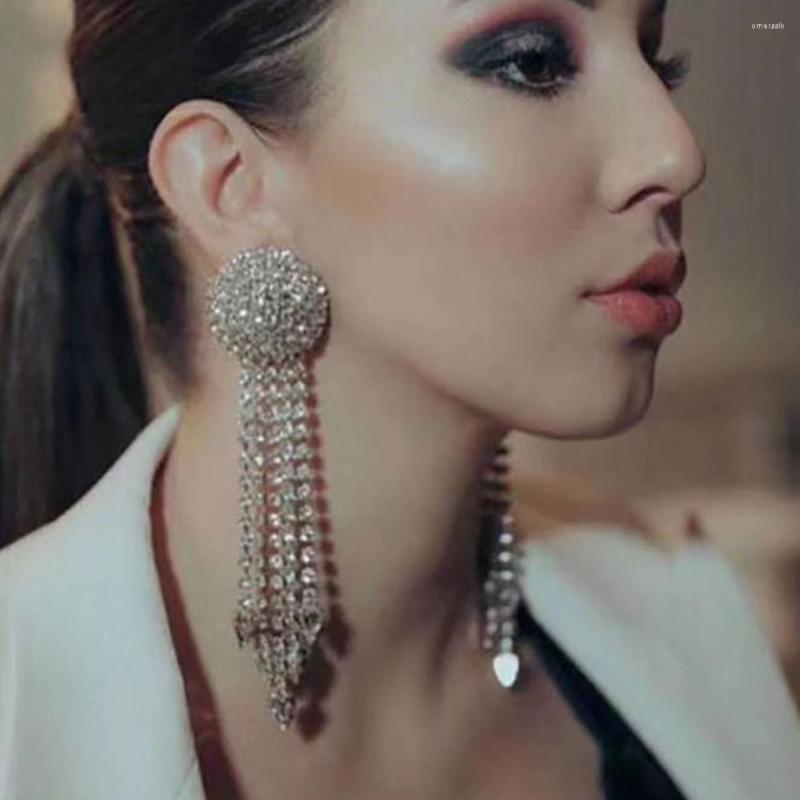 Dangle Earrings 2022 INS Luxury Full Rhinestone Long Tassel Water Drop Pendant For Women Bling Crystal Big Round
Dangle Earrings 2022 INS Luxury Full Rhinestone Long Tassel Water Drop Pendant For Women Bling Crystal Big Round