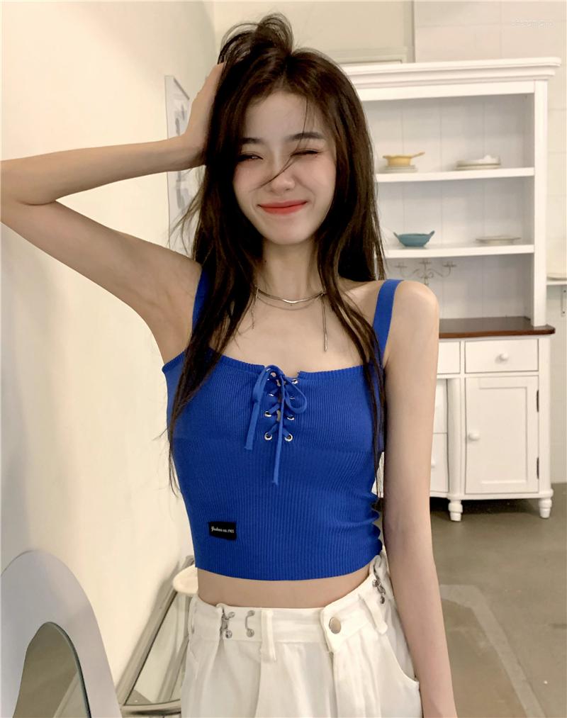 Women's Tanks Firm Offers To Film The Summer - Strap Design Coat Wrapped Chest That Wipe A Bosom Female Vest Harness Cultivate One's, Blue
Women's Tanks Firm Offers To Film The Summer - Strap Design Coat Wrapped Chest That Wipe A Bosom Female Vest Harness Cultivate One's, Blue
