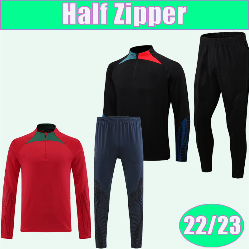 22 23 PEPE Training Wear Kit Suit Soccer Jerseys National Team JOAO FELIX BRUNO BERNARDO RUBEN NEVES Adult Half Zip Tracksuit Football Shirts, Wyg4016 2022 half zipper black
22 23 PEPE Training Wear Kit Suit Soccer Jerseys National Team JOAO FELIX BRUNO BERNARDO RUBEN NEVES Adult Half Zip Tracksuit Football Shirts, Wyg4016 2022 half zipper black