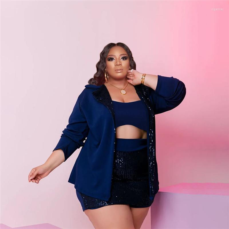 Women's Tracksuits Fashion Short Vest And High Waist Sequined Trousers Skirt Plus Solid Color Long Sleeve Coat Workplace Women Suit, Black
Women's Tracksuits Fashion Short Vest And High Waist Sequined Trousers Skirt Plus Solid Color Long Sleeve Coat Workplace Women Suit, Black