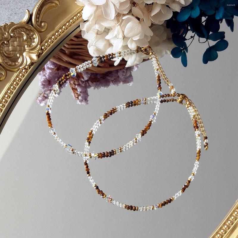 Anklets Lii Ji Citrine Tiger Eye 2mm American 14K Gold Filled Anklet Handmade Bohe Fashion Jewelry For Female
Anklets Lii Ji Citrine Tiger Eye 2mm American 14K Gold Filled Anklet Handmade Bohe Fashion Jewelry For Female
