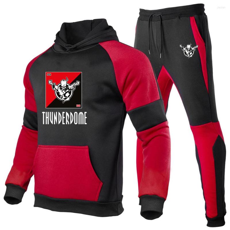Men' Tracksuits 2022 Man' Thunderdome Logo Print Tracksuit Hoodie And Pants 2 Pieces Sets Autumn High Quality Cotton Patchwork Design
Men' Tracksuits 2022 Man' Thunderdome Logo Print Tracksuit Hoodie And Pants 2 Pieces Sets Autumn High Quality Cotton Patchwork Design