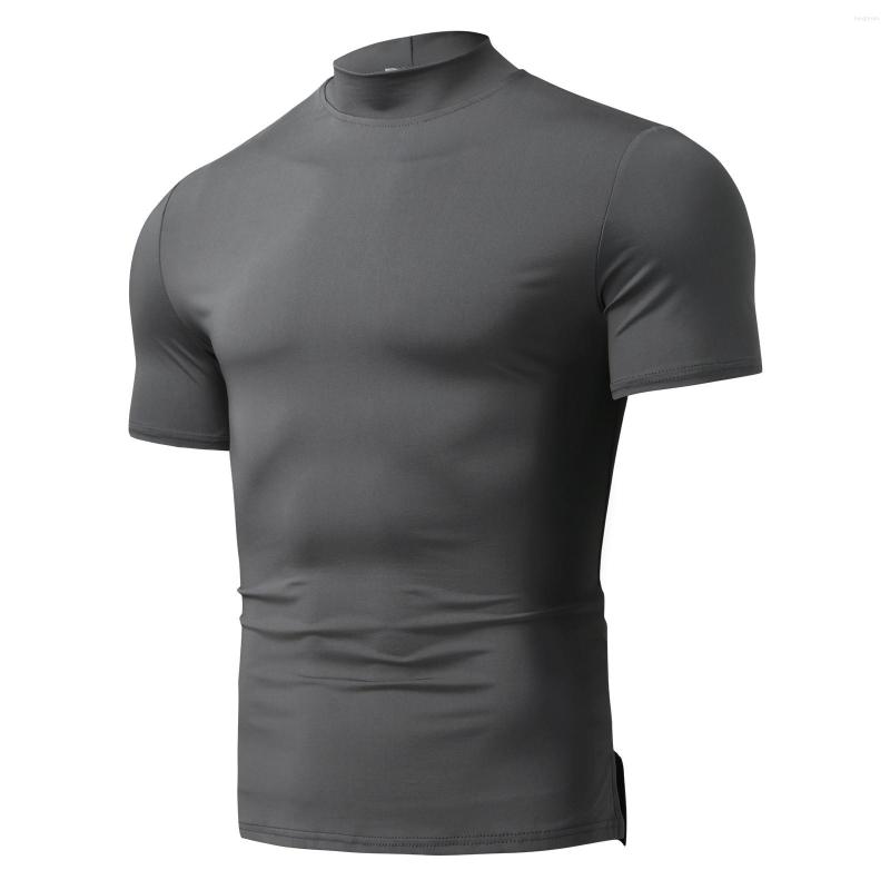 Men's T Shirts Turtleneck Short Sleeve Streetwear Men Thin Shirt Solid Color High Collar Fitness Casual Clothing 2022 Leisure, Zf25-2
Men's T Shirts Turtleneck Short Sleeve Streetwear Men Thin Shirt Solid Color High Collar Fitness Casual Clothing 2022 Leisure, Zf25-2