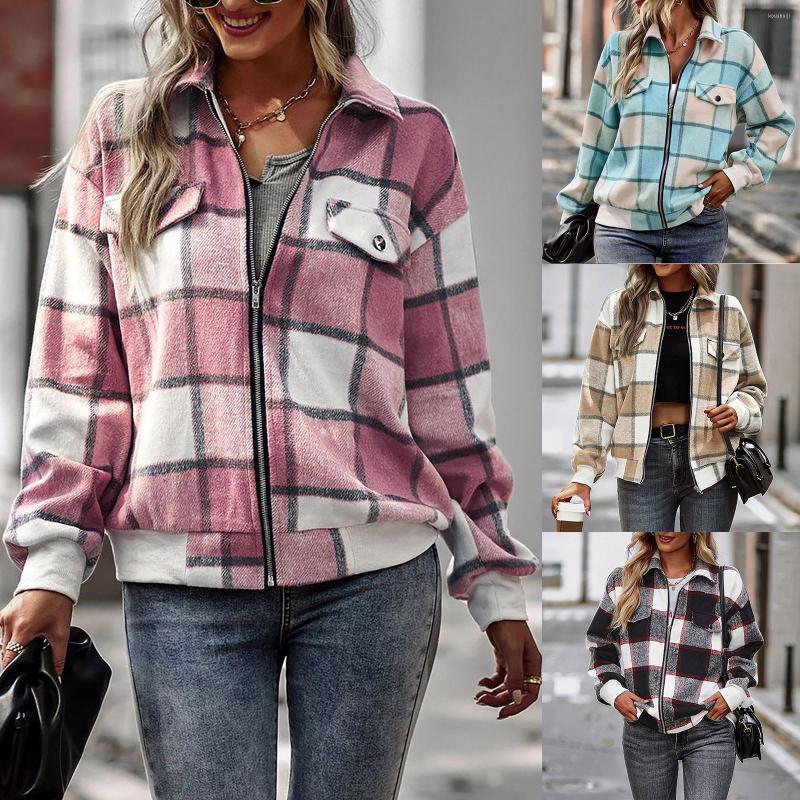 Women' Jackets Women' Fashion Plaid Long Sleeve Loose Casual Fall And Winter Tops Women Coat 2022 Autumn Vintage Stylish Pockets, Black
Women' Jackets Women' Fashion Plaid Long Sleeve Loose Casual Fall And Winter Tops Women Coat 2022 Autumn Vintage Stylish Pockets, Black