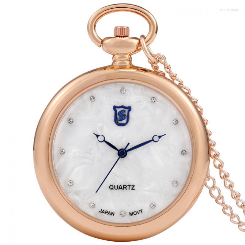 Pocket Watches Rose Gold Color Glazed Dried Flower Bottom Necklace Crystal Diamonds Shell Dial Design Watch Fashion Pendant Timepiece, Silver
Pocket Watches Rose Gold Color Glazed Dried Flower Bottom Necklace Crystal Diamonds Shell Dial Design Watch Fashion Pendant Timepiece, Silver