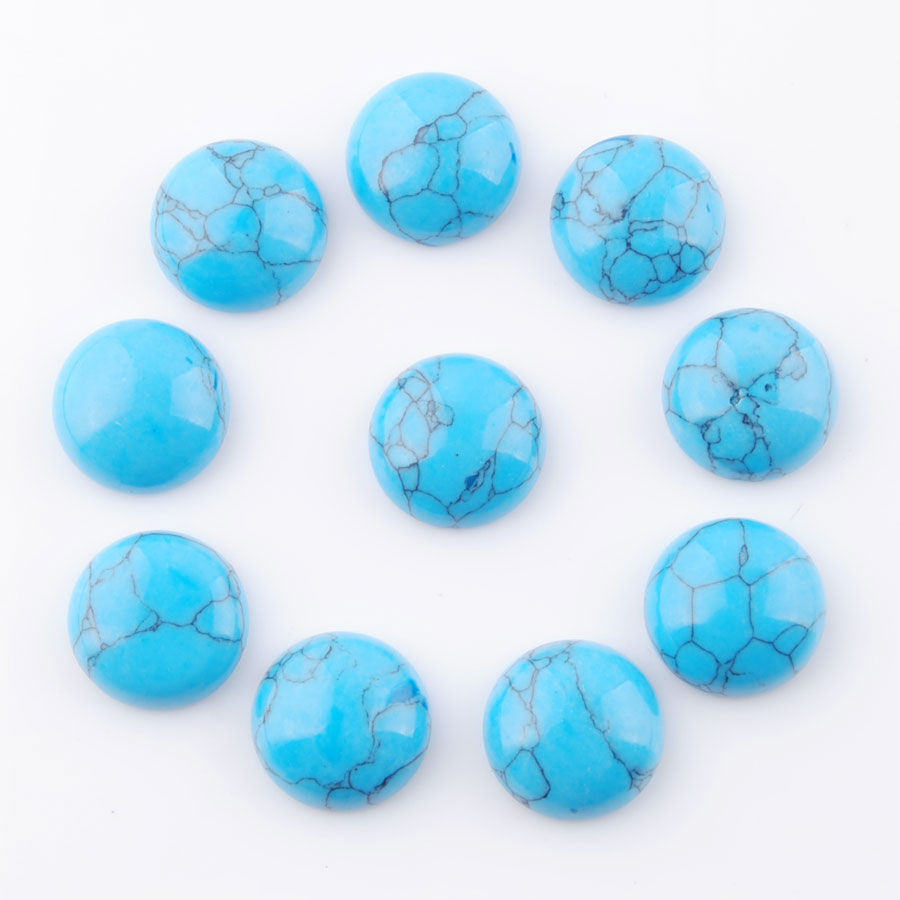 Natural Stone Turquoises Cabochon 12mm For Jewelry Making Flat Back Fit Round Cameo Stud Earring Accessories Craft U3255
Natural Stone Turquoises Cabochon 12mm For Jewelry Making Flat Back Fit Round Cameo Stud Earring Accessories Craft U3255