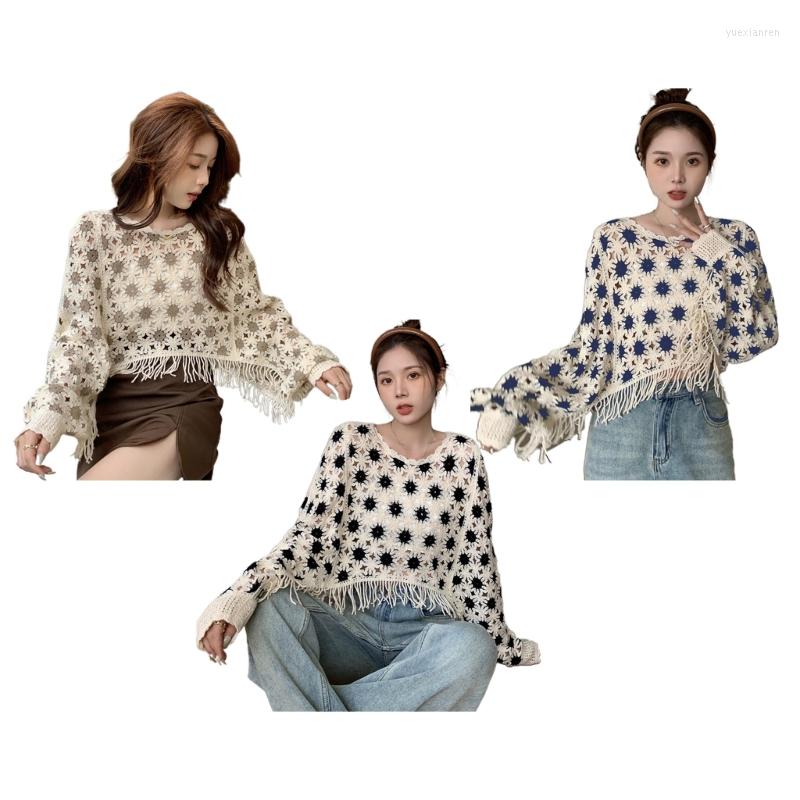 Women's Sweaters MXMA Women Crew Neck Crochet Sweater Pullover Shirt Loose Sweatshirt Mesh Blouse, Black
Women's Sweaters MXMA Women Crew Neck Crochet Sweater Pullover Shirt Loose Sweatshirt Mesh Blouse, Black