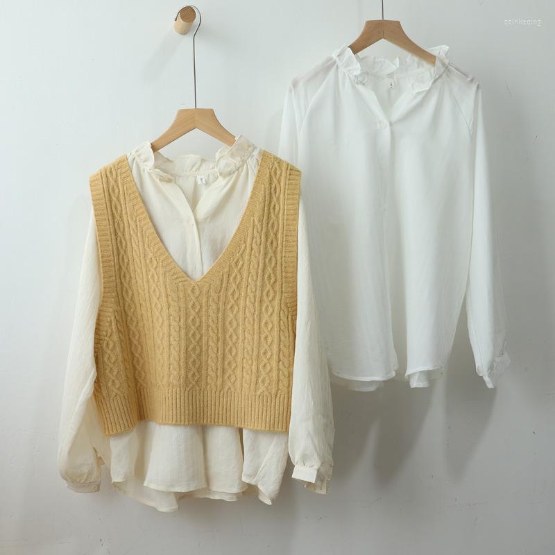 Women's Vests Loose Knit Vest Sweater Women V Neck Short Daily Woman Sweaters, Yellow
Women's Vests Loose Knit Vest Sweater Women V Neck Short Daily Woman Sweaters, Yellow