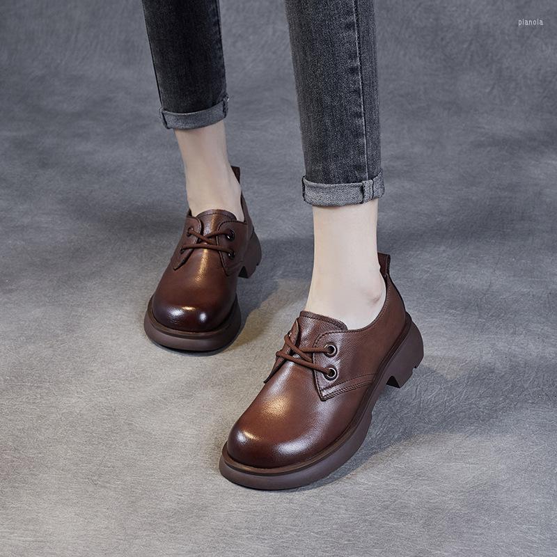 Dress Shoes 2022 Autumn Top Layer Cowhide British Round Head Lace Up Soft Leather Sole Low Heel Women's, Black
Dress Shoes 2022 Autumn Top Layer Cowhide British Round Head Lace Up Soft Leather Sole Low Heel Women's, Black