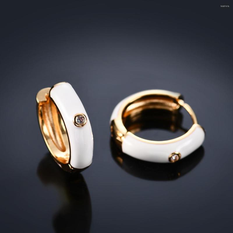Hoop Earrings Fashion Colorful Tiny Circle Round Shiny CZ Zircon Piercing Ear Buckle Female Earring
Hoop Earrings Fashion Colorful Tiny Circle Round Shiny CZ Zircon Piercing Ear Buckle Female Earring