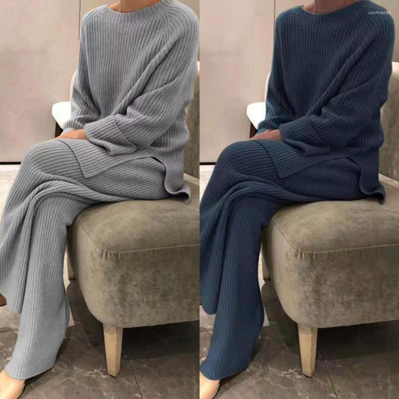 Women's Two Piece Pants 1 Set Women Outfit Knitting Loose Pullover Female Crew Neck Top For Running, Camel
Women's Two Piece Pants 1 Set Women Outfit Knitting Loose Pullover Female Crew Neck Top For Running, Camel