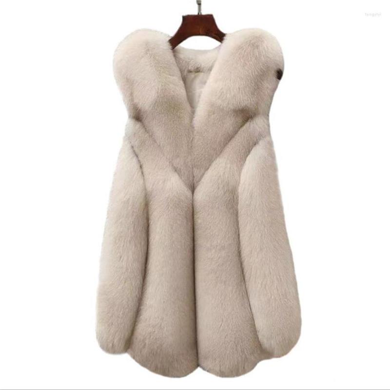 Women' Fur 2022 Women' Vest Coat Casual Street Wear Jacket Waistcoat Warm Thick Fall Winter Female Luxury Coats, White
Women' Fur 2022 Women' Vest Coat Casual Street Wear Jacket Waistcoat Warm Thick Fall Winter Female Luxury Coats, White