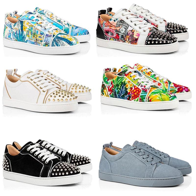 Men's and women's designer customized Christians Red-Bottoms low black and white graffiti Leather Suede men's spikes leisure luxury 36-46, # 36
Men's and women's designer customized Christians Red-Bottoms low black and white graffiti Leather Suede men's spikes leisure luxury 36-46, # 36