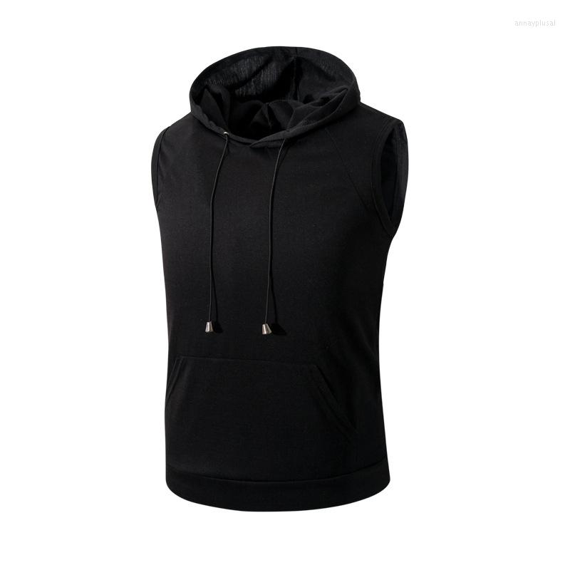 Men's Hoodies Sleeveless Vest Men's Slim Fashion Fitness Jacket Fit Clothes 2022, Black
Men's Hoodies Sleeveless Vest Men's Slim Fashion Fitness Jacket Fit Clothes 2022, Black