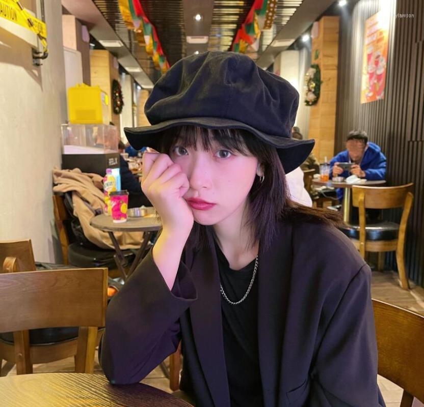 Berets INS Fisherman Hat Female Spring And Summer Sun Protection UV Black Bucket Wild Face-lift Irregular Shape Of Clouds Gorro, Orange
Berets INS Fisherman Hat Female Spring And Summer Sun Protection UV Black Bucket Wild Face-lift Irregular Shape Of Clouds Gorro, Orange