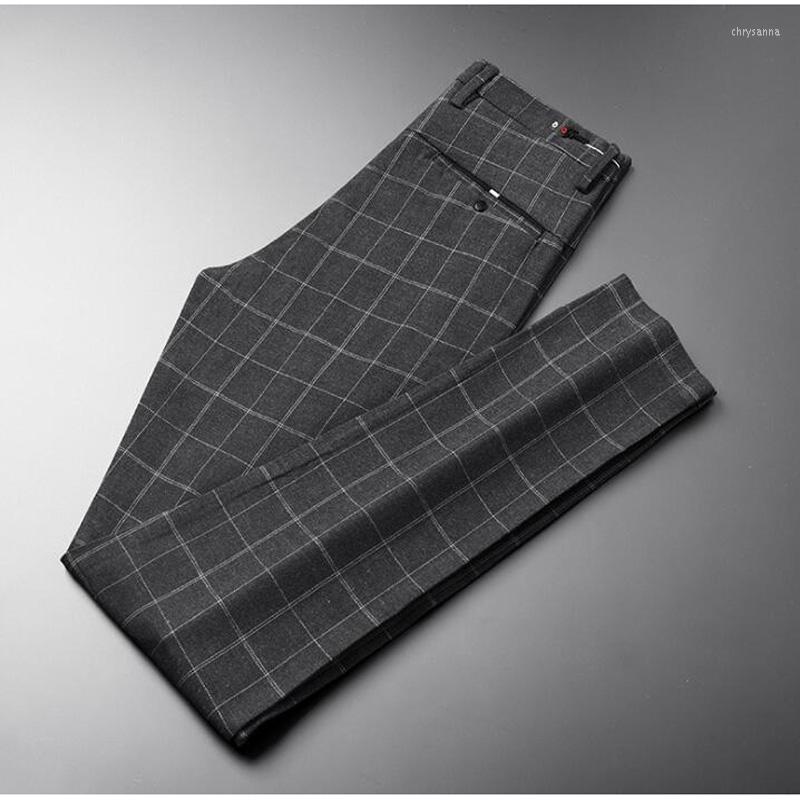 Men's Pants High Quality Men Plaid Formal Dress Spring Autumn Suit Stretch Cotton Slim Casual Trousers Plus Size 28-36, Black
Men's Pants High Quality Men Plaid Formal Dress Spring Autumn Suit Stretch Cotton Slim Casual Trousers Plus Size 28-36, Black